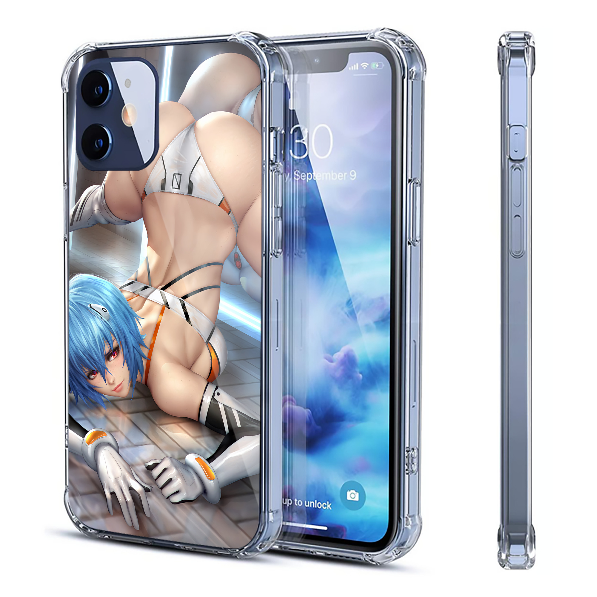 （画像用） EVA 新世紀エヴァンゲリオン 【iPhone 12シリーズ対応】透明スマホケース（クリアソフトケース）